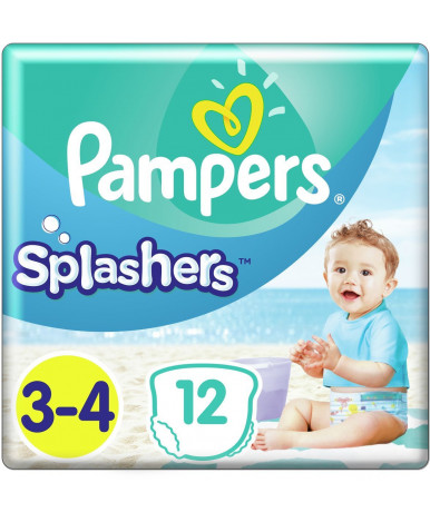 Подгузники-трусики Pampers Splashers для плавания 3-4 (6-11кг) 12шт