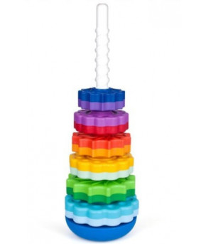 Развивающая пирамидка Fancy Веселые шестеренки (в блистере)