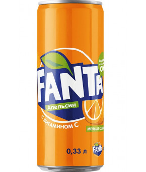 Напиток Fanta Orange газированный 0,33л