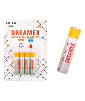 Батарейки Dreamex ААА Super Alckaline 1.5V 4шт