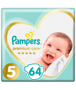 Подгузники Pampers Premium Care 5 (11-16 кг) 64шт