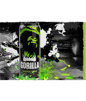 Напиток энергетический Gorilla Original Pure Energy 0,45л