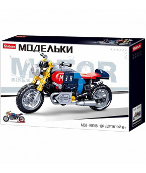 Конструктор Sluban Мотоцикл M38 MZ (197 деталей) (в коробке)