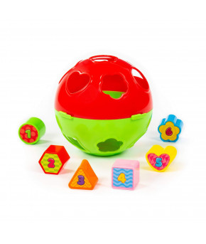 Развивающая игрушка-сортер Полесье Шар (в сеточке)