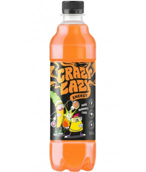 Напиток энергетический Crazy Lazy Energy Манго-Милкифрут-Гуава 0,45л