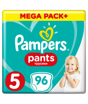 Подгузники-трусики Pampers Pants 5 (12-17кг) 96шт(2 части, цена за 48шт)