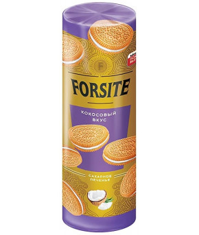 Печенье Forsite сэндвич с кокосовым вкусом 220г