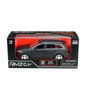 Модель Audi Q7 V12 RMZ City 1:32 инерционная серый-матовая 16.5см(в коробке)