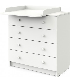 Комод Атон Odin белый 4ящика
