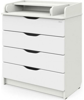 Комод Атон Сириус Wood 604 белый аляска 4ящика