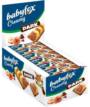 Батончик Babyfox Creamy Dark орех 18.5г
