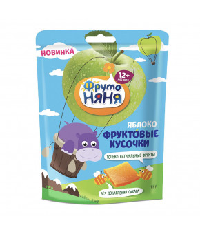 Фруктовые кусочки ФрутоНяня яблоко 53г