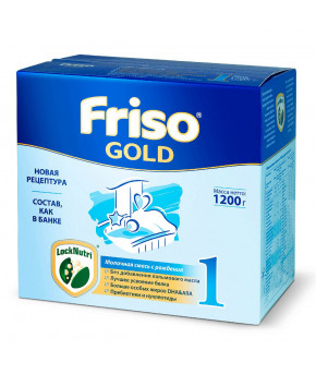 Смесь Friso Gold 1 LockNutri молочная, 1200г