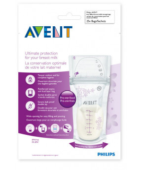 Пакеты Avent для хранения молока 25шт 